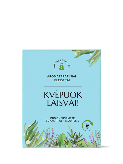 Aromaterapiniai pleistrai „Kvėpuok laisvai!“
