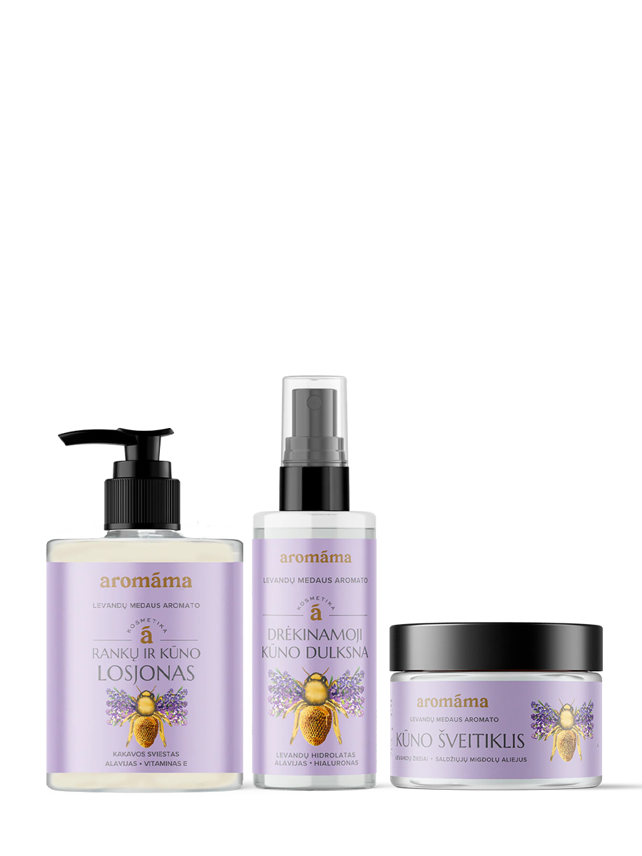 Levandų medaus aromato atkuriamasis ritualų trio