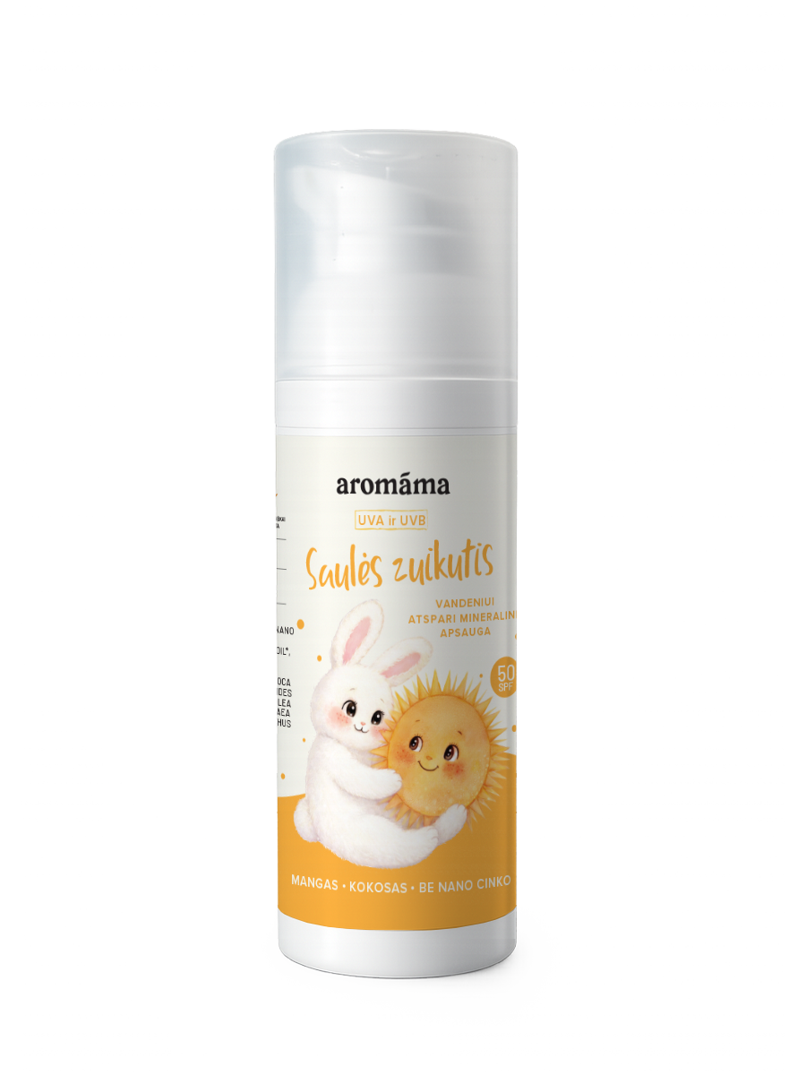 Apsauginis kremas nuo saulės SPF50 „Saulės zuikutis“