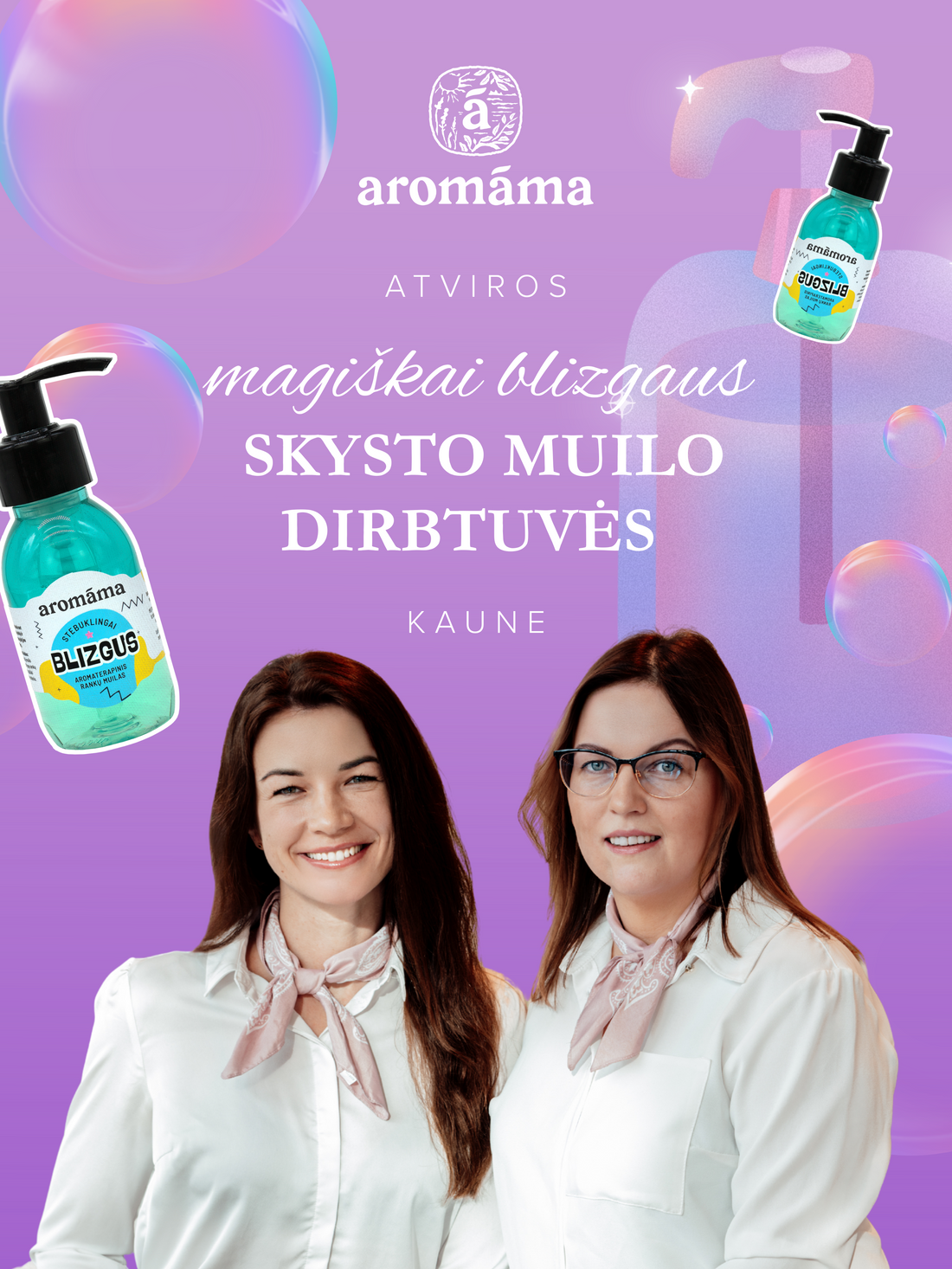 Atvira stebuklingo muilo edukacija+ekskursija: spalio 18d. 12:00