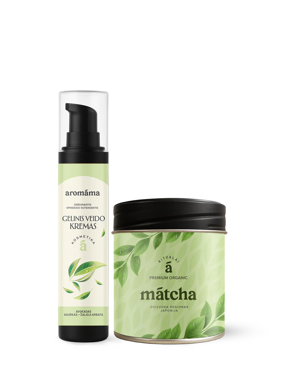 Mátcha arbatos ir kremo rinkinys