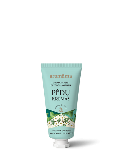 Drėkinamasis pėdų kremas