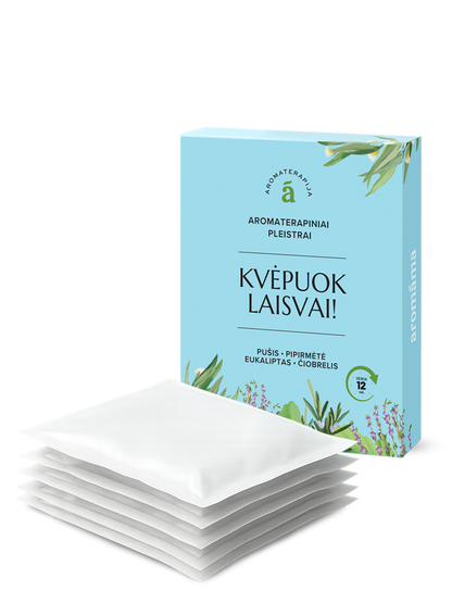 Aromaterapiniai pleistrai „Kvėpuok laisvai!“