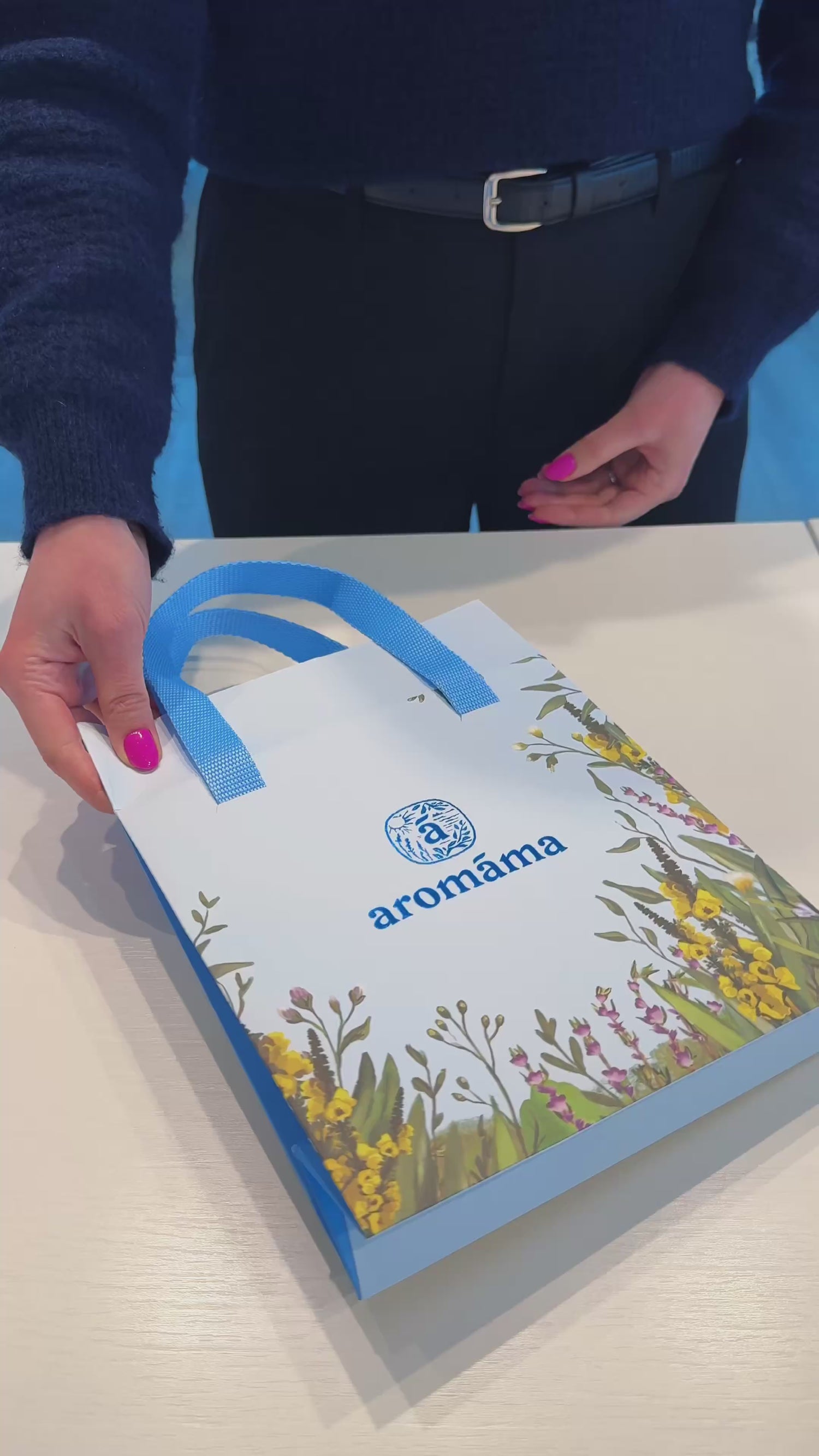 Dovanų maišelis KVĖPUOK LAISVAI MIDI