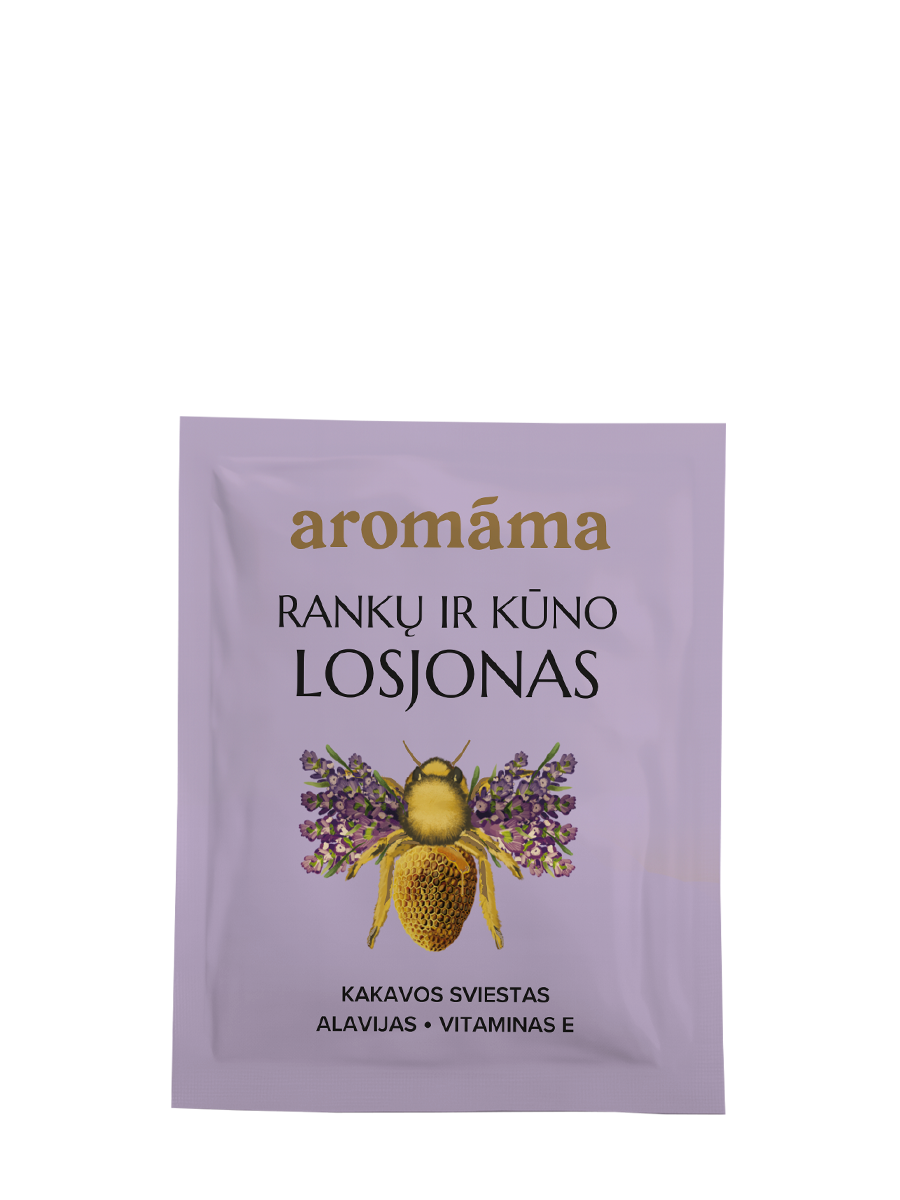 Levandų medaus aromato rankų ir kūno losjonas