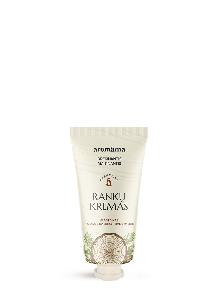 Medienos aromato rankų kremas