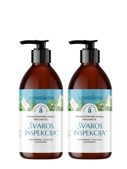 Aromaterapinis rankų prausiklis „Švaros inspekcija“
