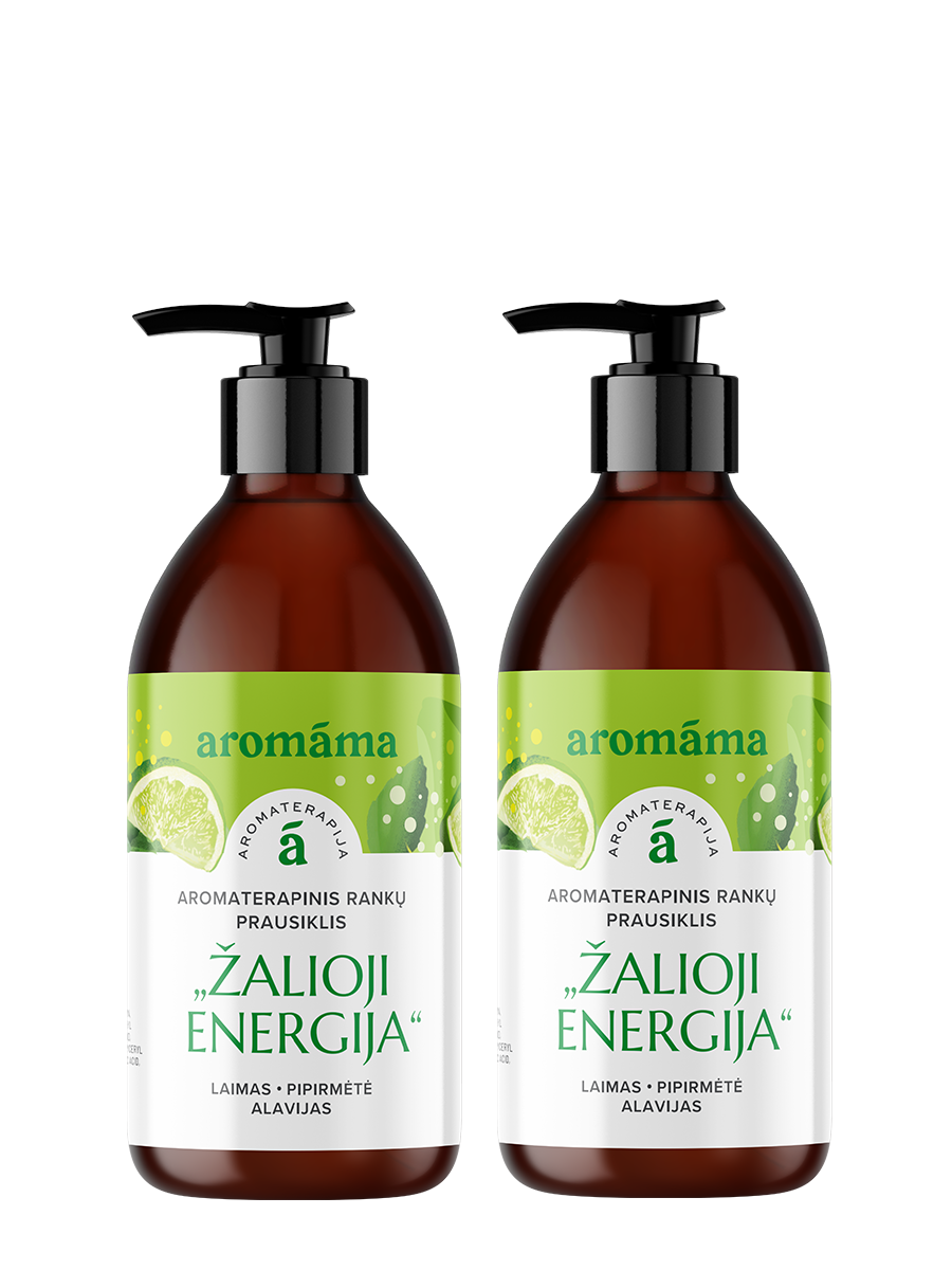 Aromaterapinis rankų prausiklis „Žalioji energija“