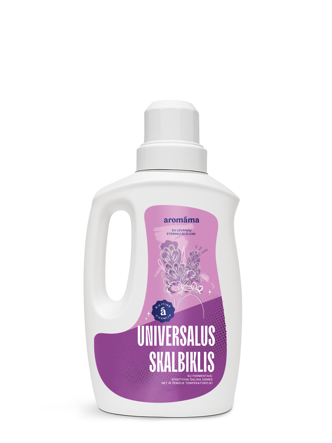 Universalus skalbiklis su levandų eteriniu aliejumi