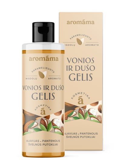 Karamelizuotų migdolų aromato vonios ir dušo gelis