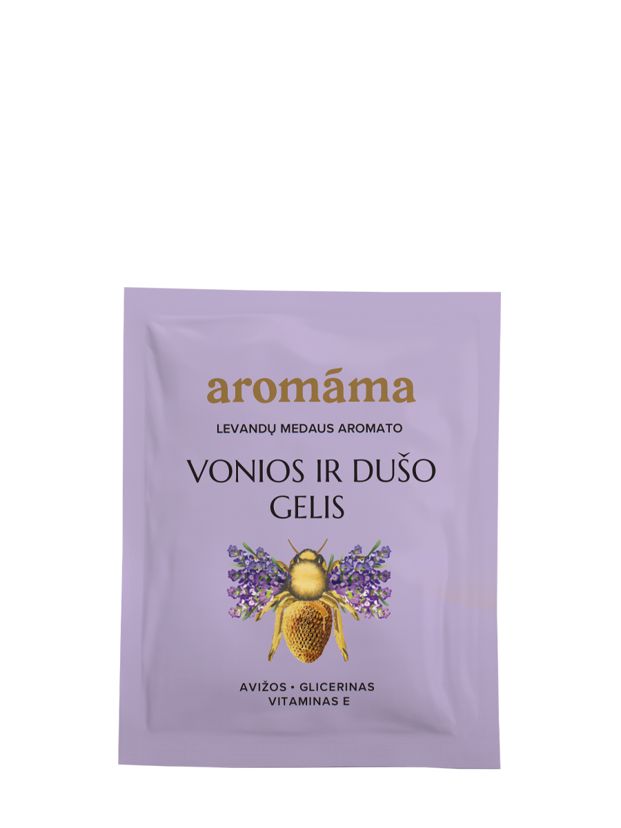 Levandų medaus aromato vonios ir dušo gelis