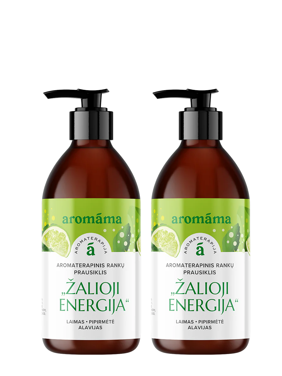 Aromaterapinis rankų prausiklis „Žalioji energija“